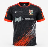 2026 Slieve Bloom GAA training jersey Black/Orange/White - Kids