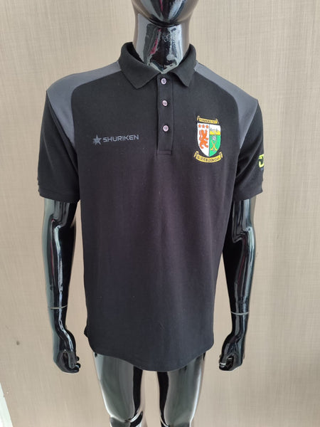 Slieve Bloom Polo shirt cotton Black/Grey