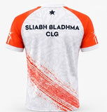 2026 Slieve Bloom GAA Training Jersey - White/Orange - Adult
