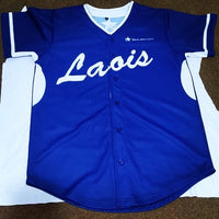 Baseball styled Laois jersey